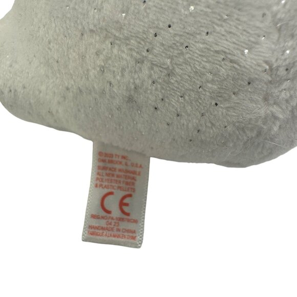 Ty Beanie Boos Nightcap Ghost Plush With Witch Hat 7 in Halloween - Picture 4 of 6